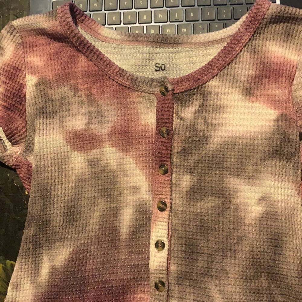 Tie-Dye Button Up Shirt